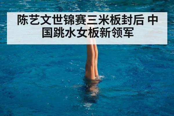 diver competing in world championships